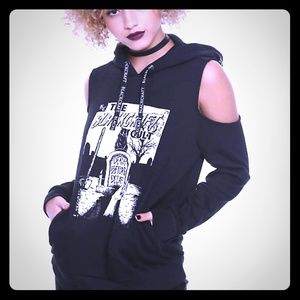 Death before decaf hoodie